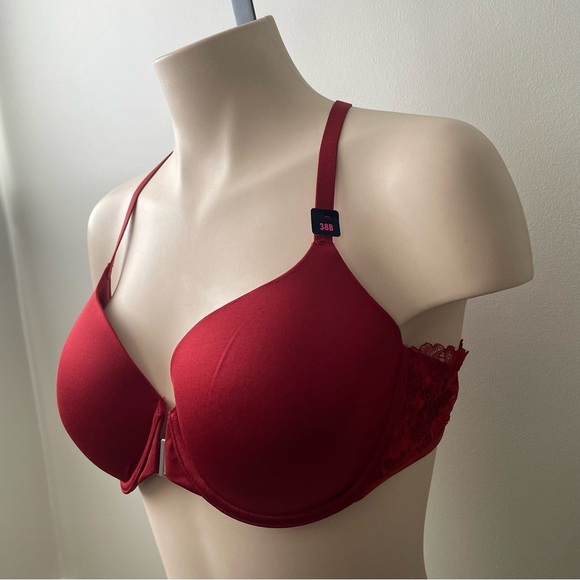 NWT La Senza So Free Full Coverage Floral Lace Strappy Push Up Bra Underwire 38B - Picture 5 of 7